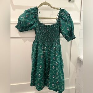 Hill House Athena Green Trellis Dress